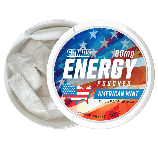 Grinds Caffeine Energy Pouches | Energy & Nicotine Alternative