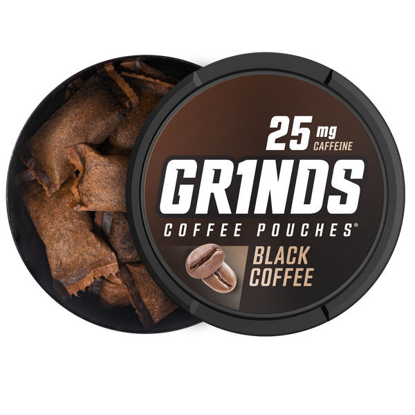Grinds Black Coffee | Caffeine Energy | #1 Alternative Pouch Brand