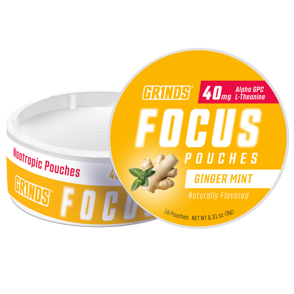 Grinds Ginger Mint | Nootropic | #1 Alternative Pouch Brand