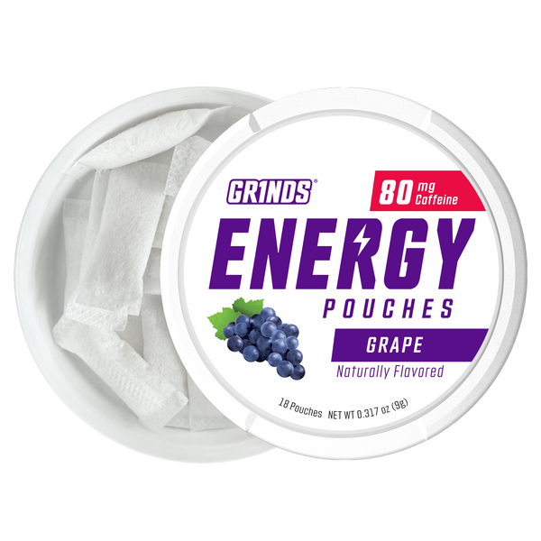 Grinds Grape | Caffeine Energy | #1 Alternative Pouch Brand