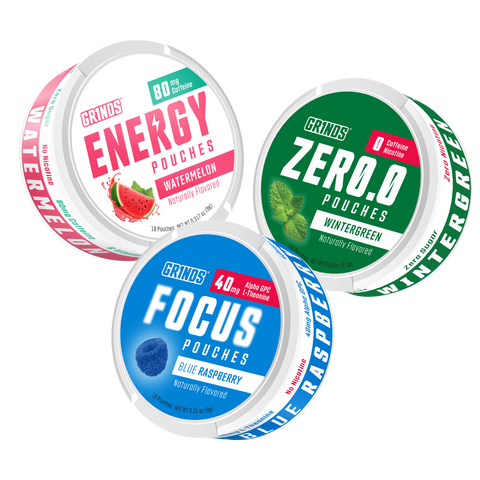 Grinds Performance 3 Pack | Focus, Energy & ZERØ.Ø