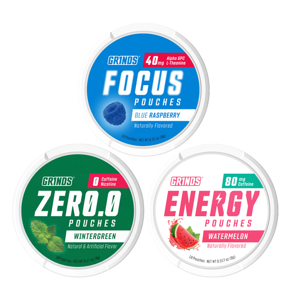 Grinds Performance 3 Pack | Focus, Energy & ZERØ.Ø | #1