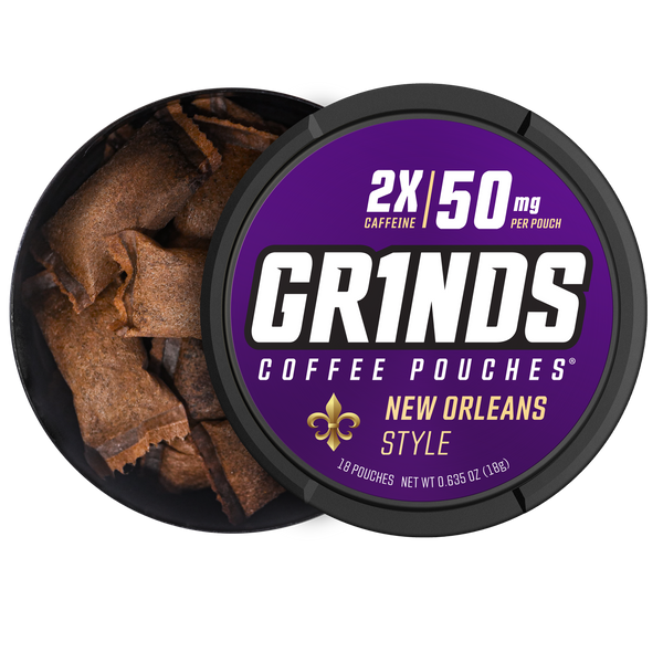 Grinds New Orleans Style | Caffeine Energy | #1 Alternative Pouch