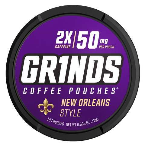 Grinds New Orleans Style | Caffeine Energy | #1 Alternative Pouch