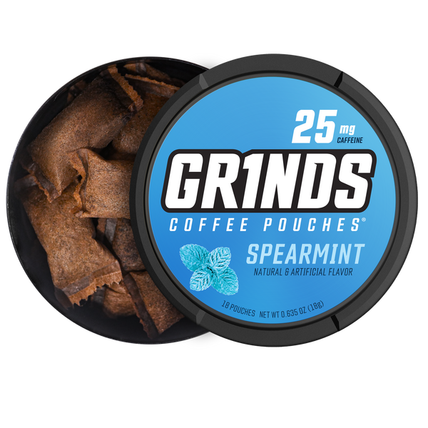 Grinds Spearmint | Caffeine Energy | #1 Alternative Pouch Brand