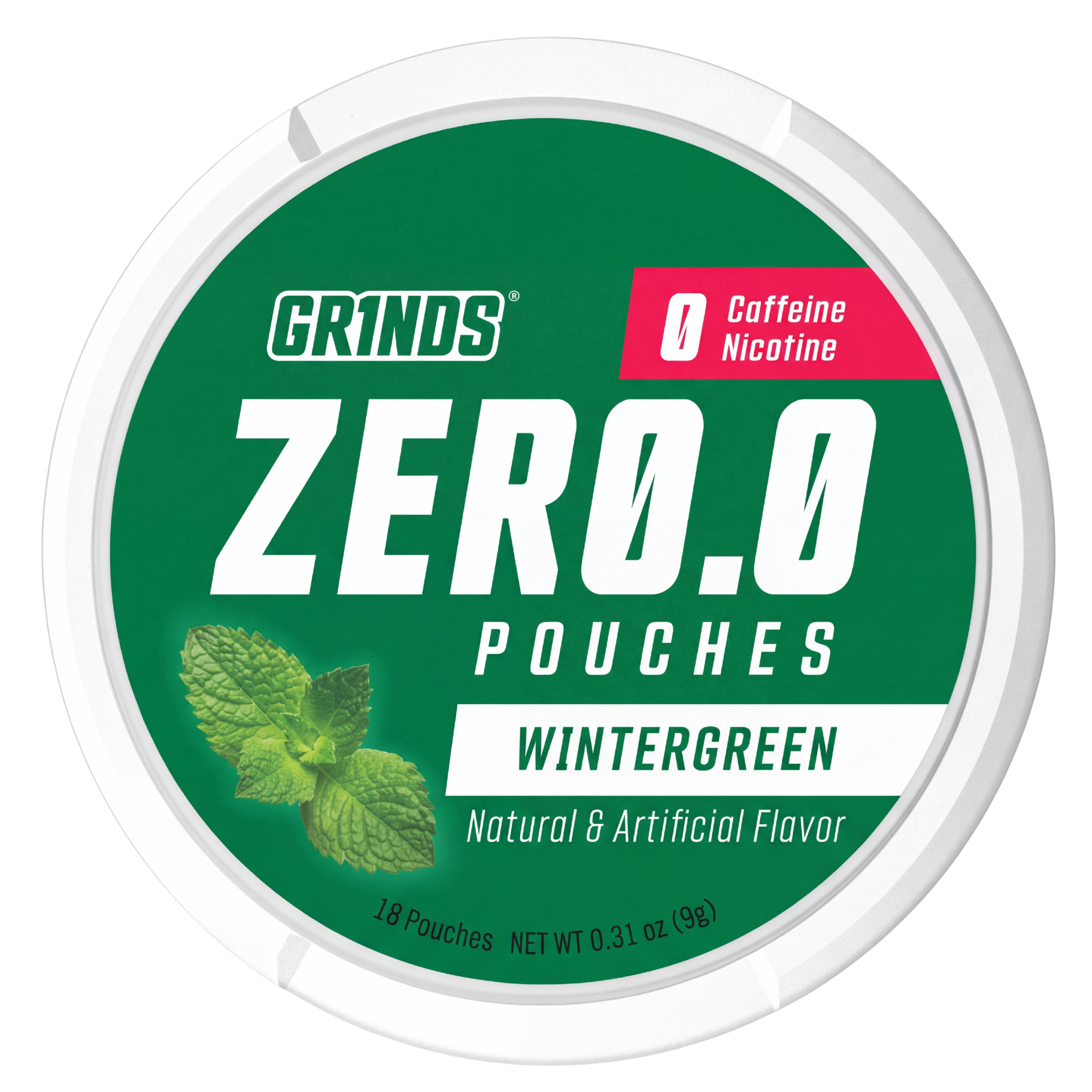 Grinds Wintergreen ZERØ.Ø | Flavored Pouches | #1 Alternative