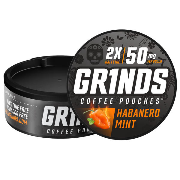 Grinds Habanero Mint | Caffeine Energy | #1 Alternative Pouch