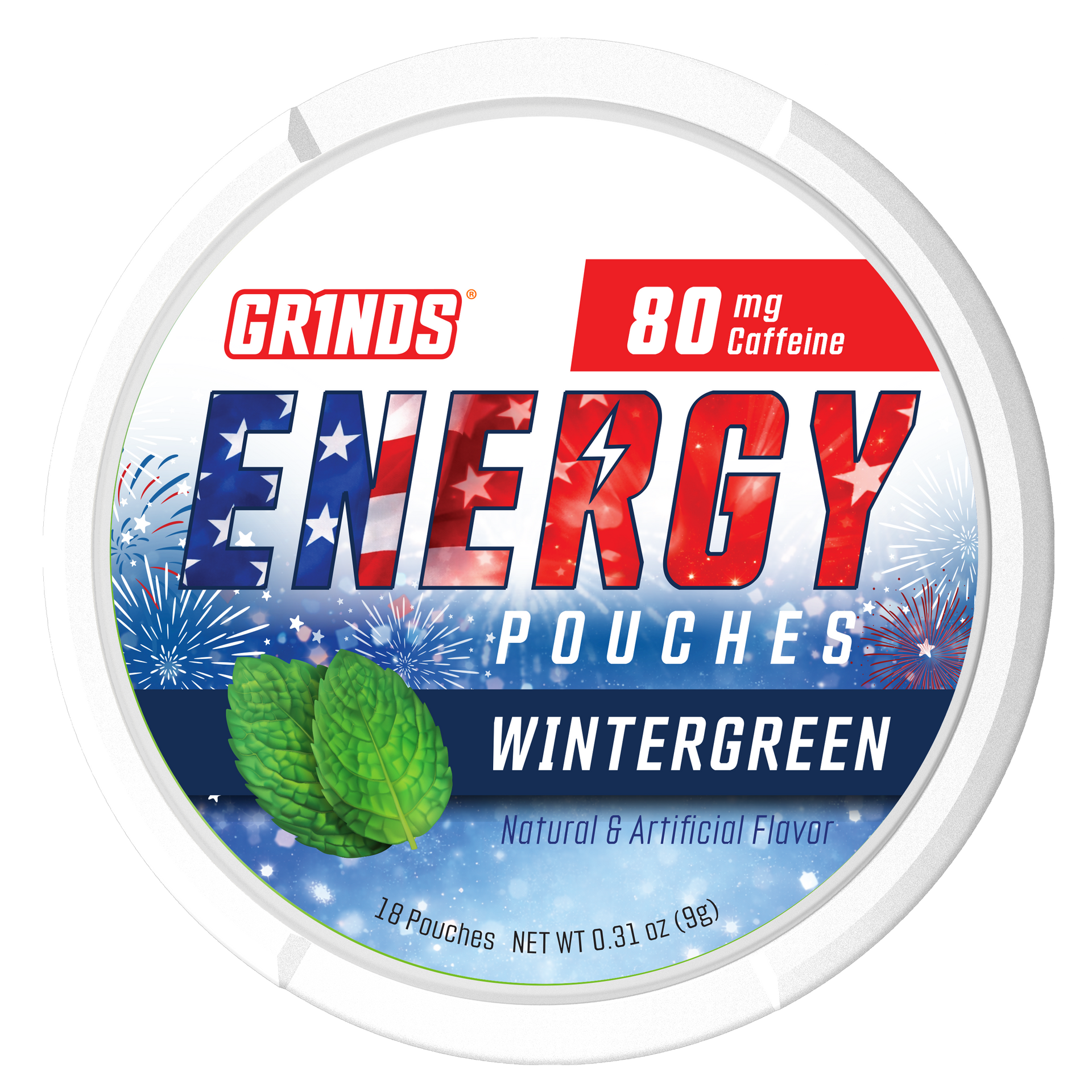 Grinds Wintergreen USA 250 | Caffeine Energy | #1 Alternative
