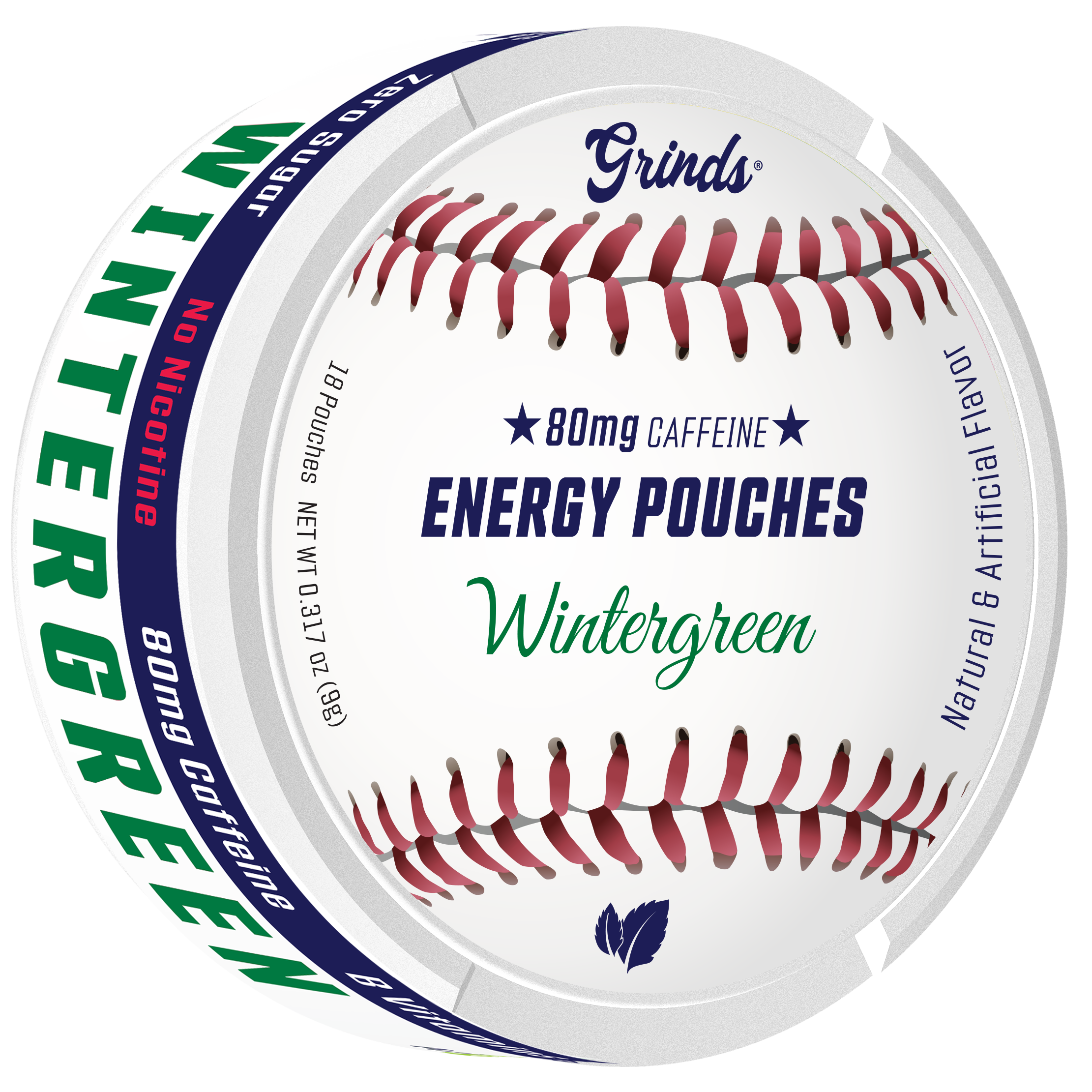 Wintergreen Energy Baseball - Single Can
