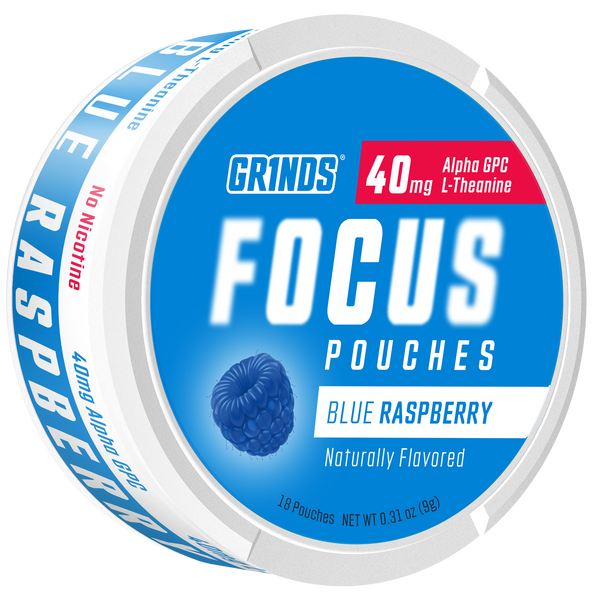 Grinds Blue Raspberry | Nootropic | #1 Alternative Pouch Brand