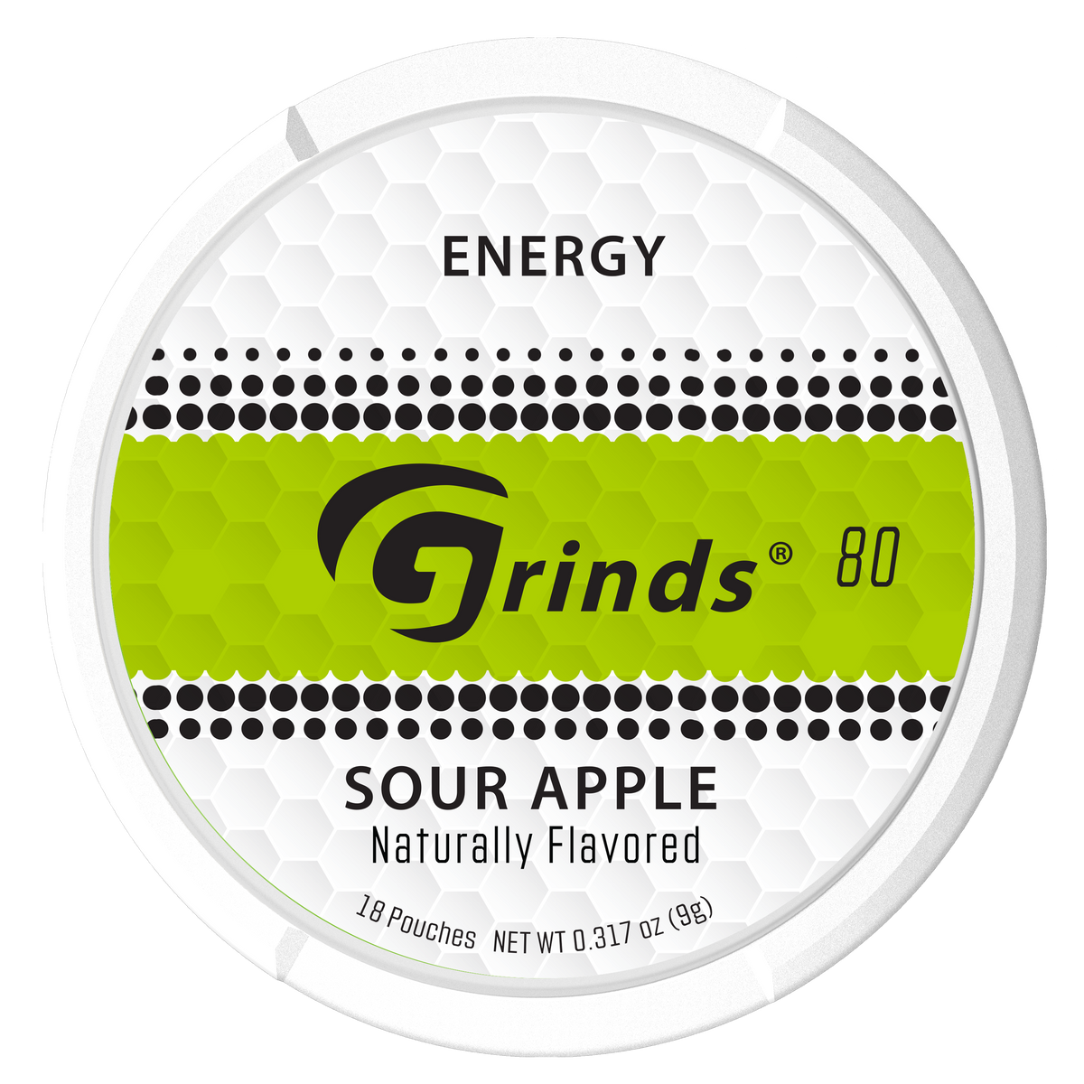 Grinds Sour Apple | Caffeine Energy | #1 Alternative Pouch Brand