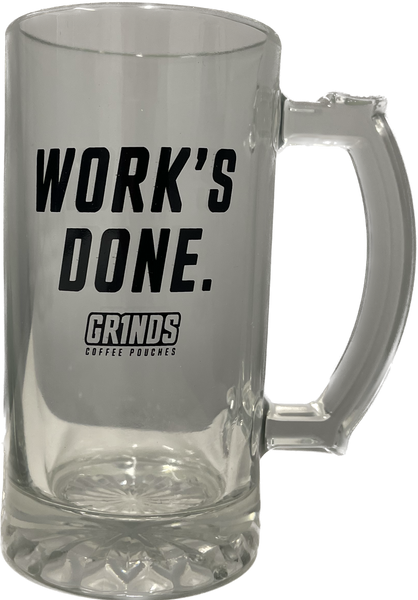 Glass Beer Stein