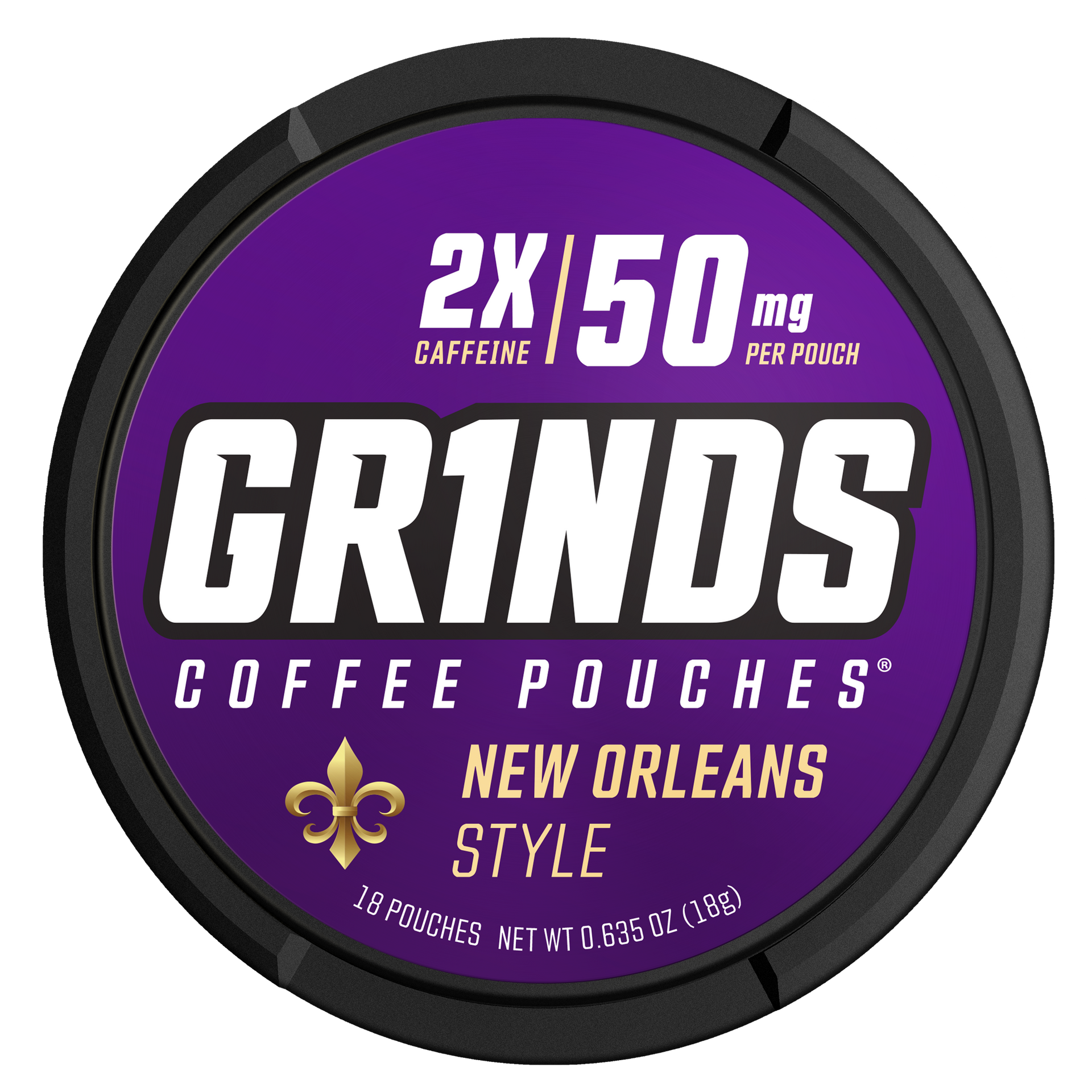 Grinds New Orleans Style | Caffeine Energy | #1 Alternative Pouch
