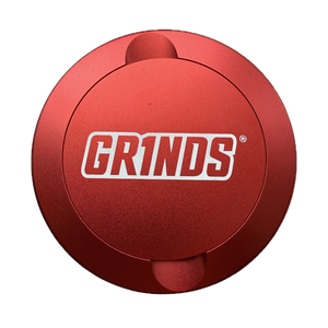 Grinds Red Metal Can