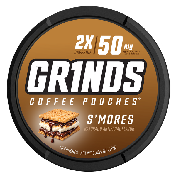 Grinds S'mores | Caffeine Energy | #1 Alternative Pouch Brand