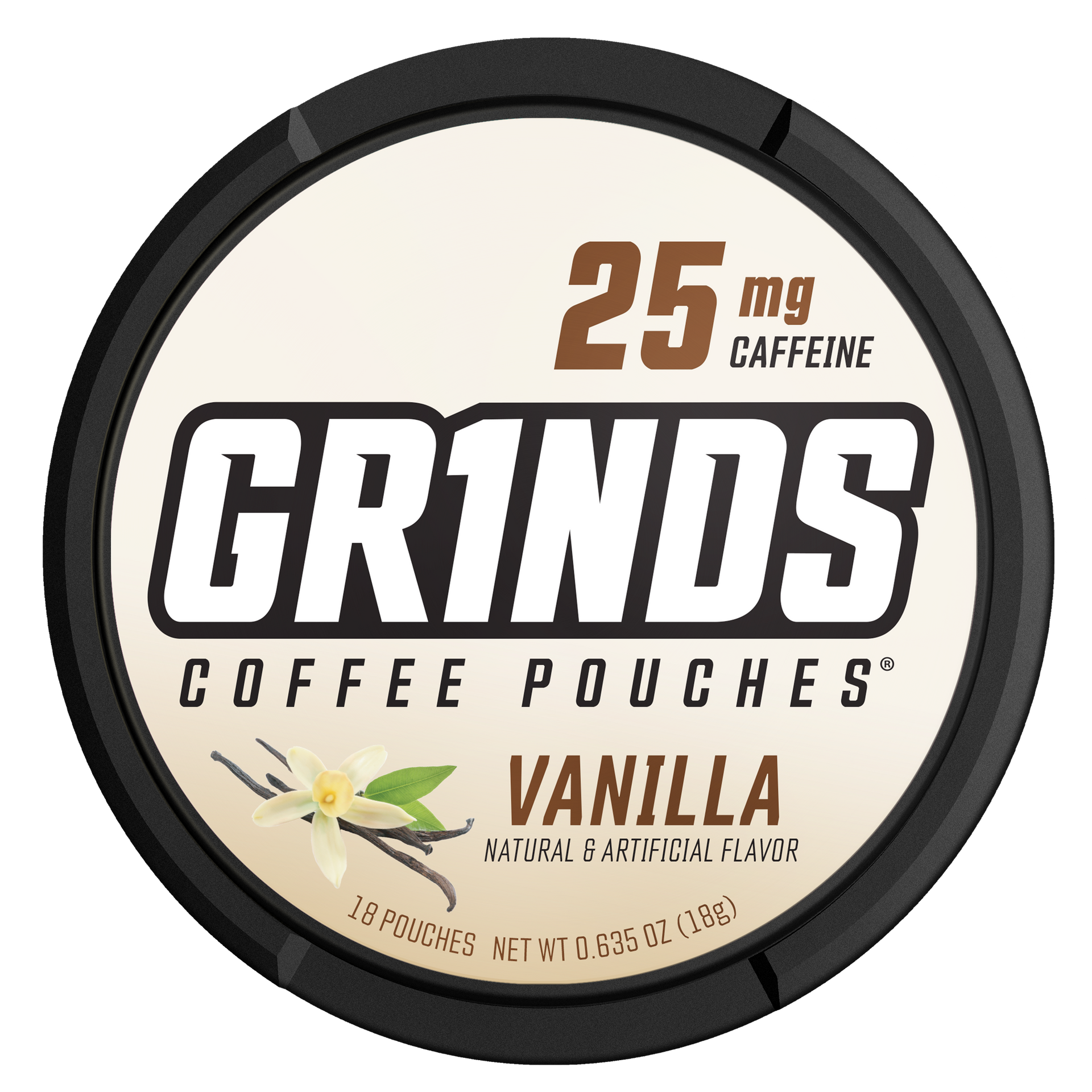 Grinds Vanilla | Caffeine Energy | #1 Alternative Pouch Brand